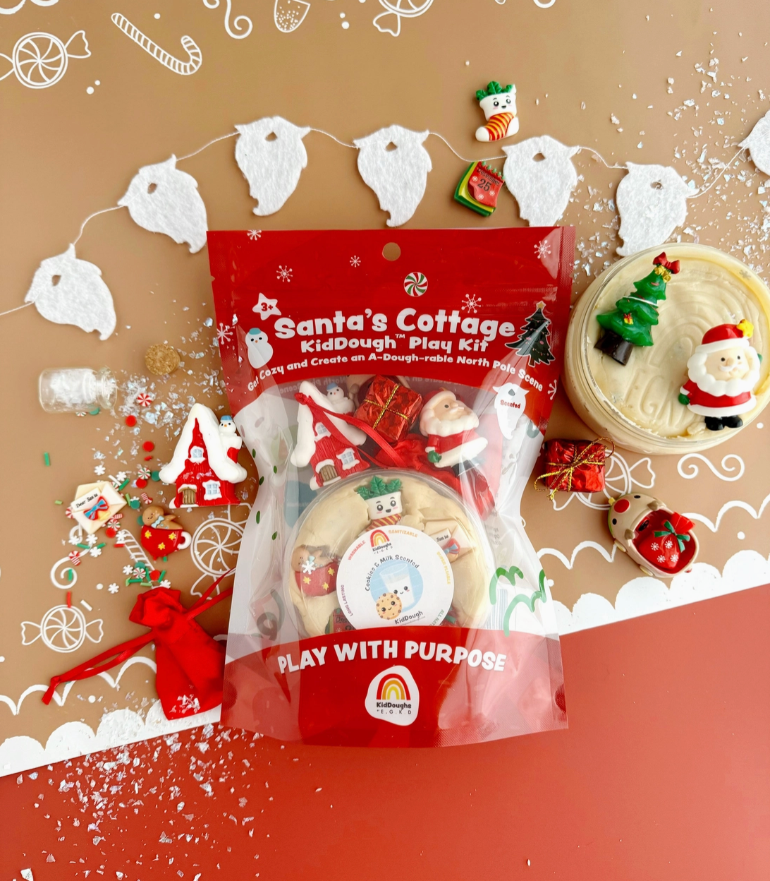 Santa's Cottage: KidDough Kit image 0